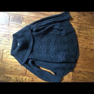 Smartwool cowl neck grey sweater. Fits like xs